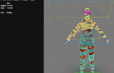 女火木乃伊游戏怪物塌陷模型