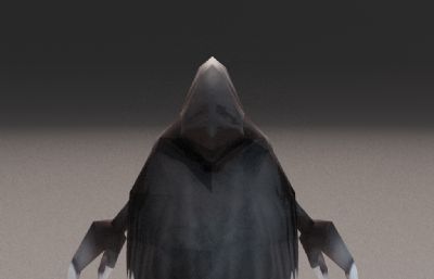 七月半鬼魂 有绑定/攻击,死亡,待机等动画