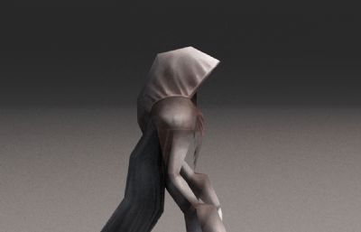 七月半鬼魂 有绑定/攻击,死亡,待机等动画