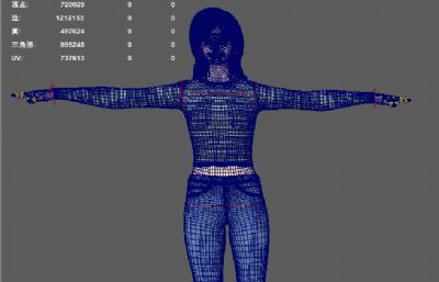 年轻美女 长袖牛仔小姐姐