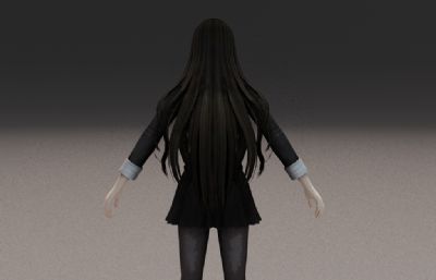 黑丝小姐姐 动漫校服女孩