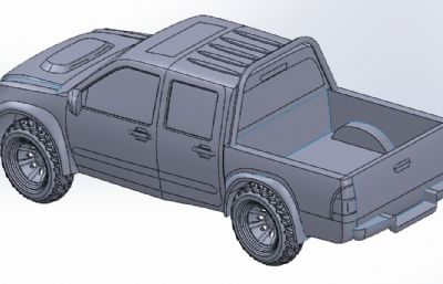 五十铃DMAX皮卡车模型