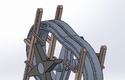 中央旋转凸轮机制