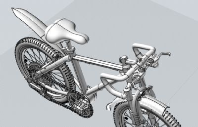 山地自行车模型