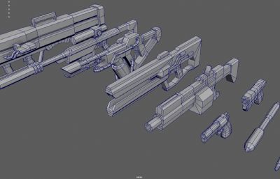 科幻突击步枪 游戏枪械 未来武器