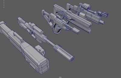 科幻突击步枪 游戏枪械 未来武器