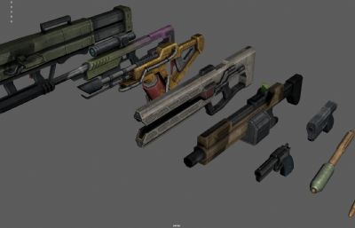 科幻突击步枪 游戏枪械 未来武器