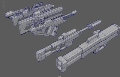 科幻突击步枪 游戏枪械 未来武器