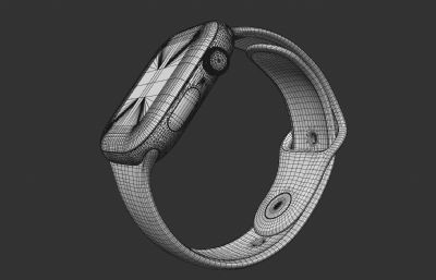 苹果Apple Watch series 11智能手表C4D模型