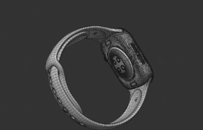 苹果Apple Watch series 11智能手表C4D模型