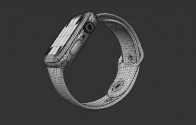 苹果Apple Watch se3智能手表C4D模型
