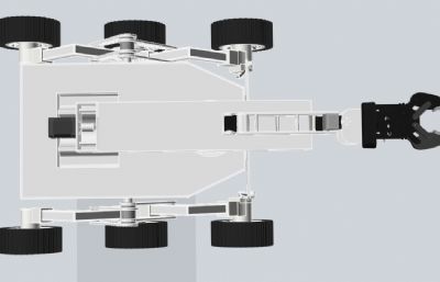 带机械臂悬挂探测车