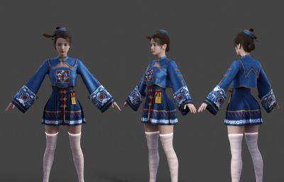 cosplay女僵女 美女演服 角色扮演数字人