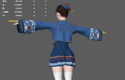 cosplay女僵女 美女演服 角色扮演数字人