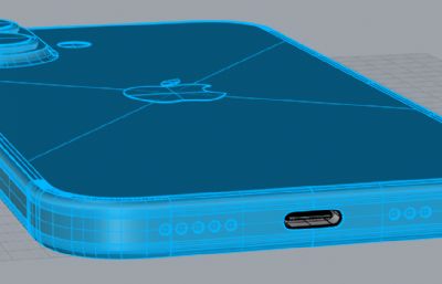 最精细的iPhone17 keyshot,rhino模型