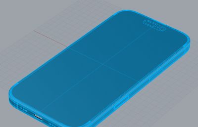 最精细的iPhone17 keyshot,rhino模型