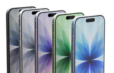 最精细的iPhone17 keyshot,rhino模型