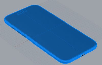 最精细的iPhone17 Air keyshot,rhino模型