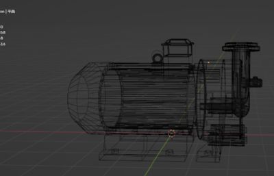 真空泵blender模型