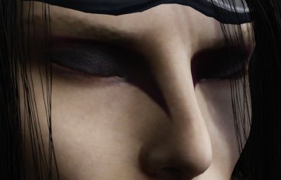 真人版大蛇丸数字人 长发美男