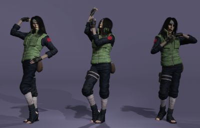 真人版大蛇丸数字人 长发美男