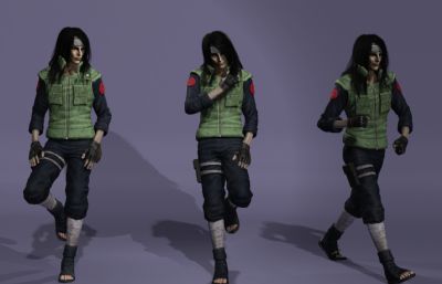 真人版大蛇丸数字人 长发美男