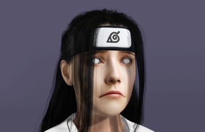 真人版日向宁次3D模型,带翻跟头动画