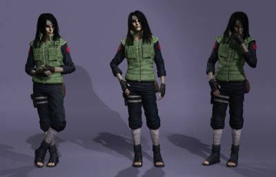 真人版大蛇丸数字人 长发美男