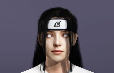 真人版日向宁次3D模型,带翻跟头动画