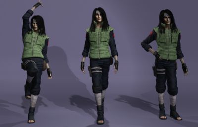 真人版大蛇丸数字人 长发美男