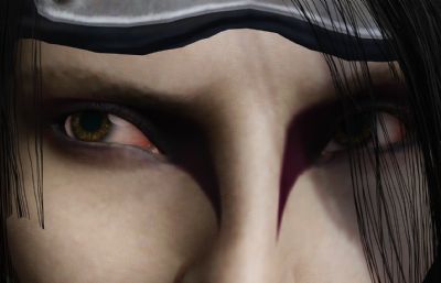 真人版大蛇丸数字人 长发美男