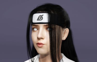 真人版日向宁次3D模型,带翻跟头动画