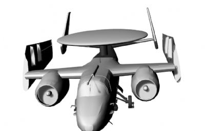 苏联p-42舰载预警机 展翼和折翼版