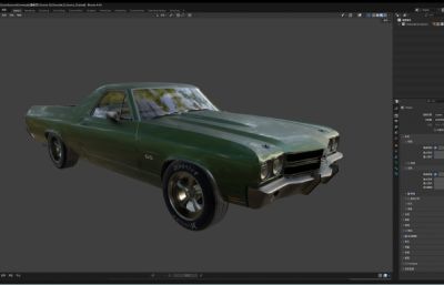 雪佛兰El Camino SS皮卡车