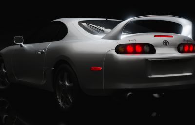 丰田 Supra汽车blender模型