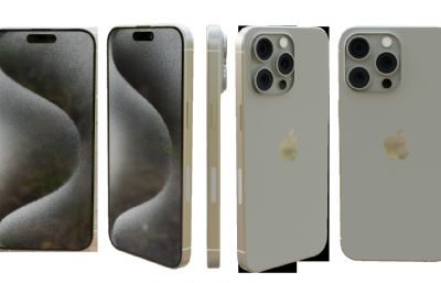 iPhone 15 Pro Max白色钛金属手机