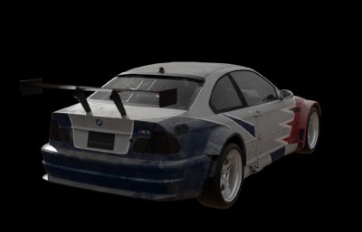 宝马 M3 E46汽车blender模型