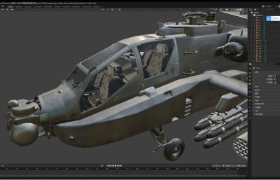 波音AH-64D长弓阿帕奇攻击直升机