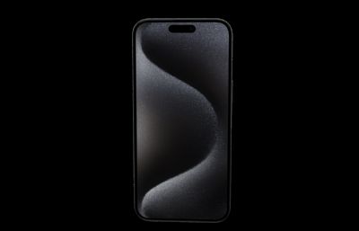 iPhone 15 Pro Max黑色钛金属手机
