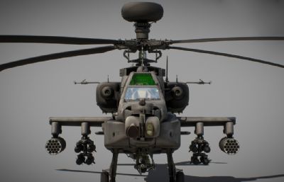 波音AH-64D长弓阿帕奇攻击直升机