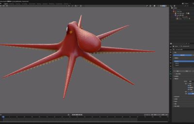 卡通章鱼 卡通八爪鱼