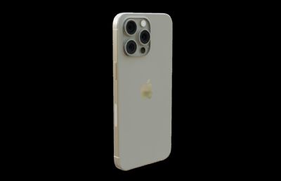 iPhone 15 Pro Max白色钛金属手机