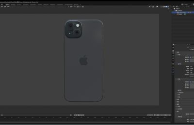 iPhone 15 Plus黑色手机