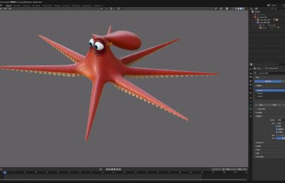 卡通章鱼 卡通八爪鱼