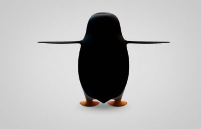 blender卡通企鹅 有绑定