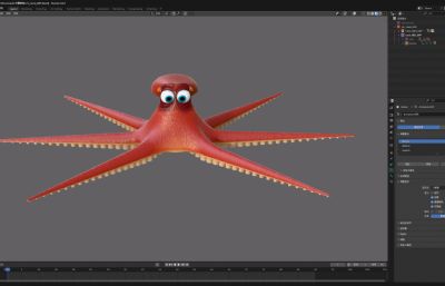 卡通章鱼 卡通八爪鱼