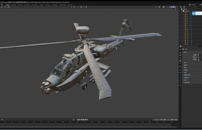 波音AH-64D长弓阿帕奇攻击直升机