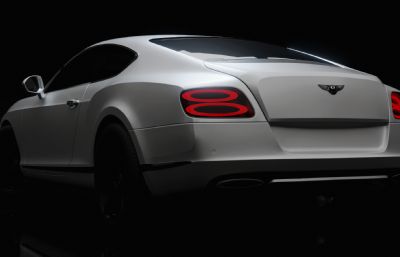 宾利欧陆GT超级跑车blender模型