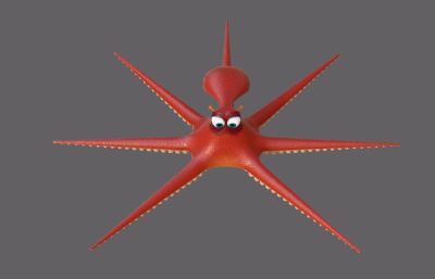 卡通章鱼 卡通八爪鱼