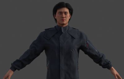 夹克外套时尚青年男人 秋冬装年青帅哥